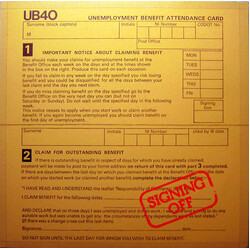UB40 Signing Off Vinyl LP USED