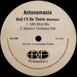 Antonomasia And I'll Be There USED VINYL 12INCH 33 S RPM PROMO