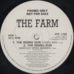 The Farm Rising Sun USED VINYL 12INCH 33 S RPM PROMO