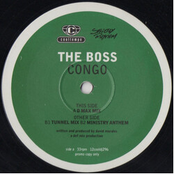 The Boss Congo USED VINYL 12INCH 33 S RPM PROMO