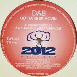 Dab (4) Gotta Keep Movin USED VINYL 12INCH