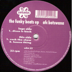 A.F.C. Botswana The Funky Beats EP USED VINYL 12INCH 33 S RPM EP