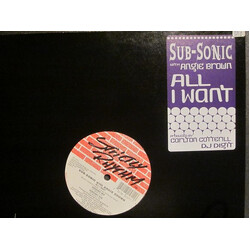 Sub-Sonic (2) / Angie Brown All I Want USED VINYL 12INCH 33 S RPM