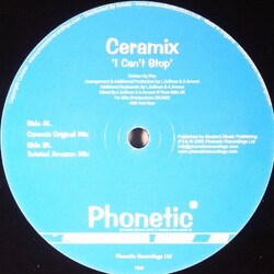 Ceramix I Can't Stop USED VINYL 12INCH