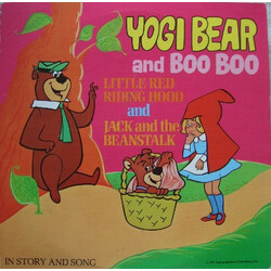Daws Butler Yogi Bear And Boo Boo - Little Red Riding Hood And Jack And The Beanstalk Vinyl LP USED