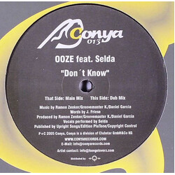 Ooze / Selda Don't Know USED VINYL 12INCH SINGLE