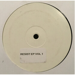 Unknown Artist Resist EP Vol 1 USED VINYL 12INCH 33 S RPM EP WHITE LABEL