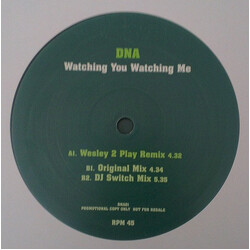 DNA (6) Watching You Watching Me USED VINYL 12INCH 33 S RPM 45 RPM PROMO