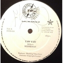 Beenie Man Yaw Yaw USED VINYL 12INCH SINGLE 45 RPM