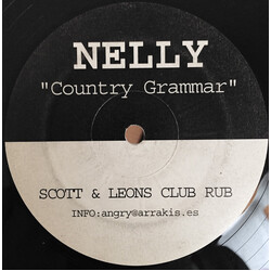 Nelly Country Grammar (Scott & Leon's Club Rub) USED VINYL 12INCH SINGLE SIDED LIMITED EDITION UNOFFICIAL RELEASE