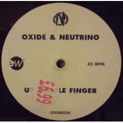 Oxide & Neutrino Up Middle Finger USED VINYL 12INCH PROMO SINGLE SIDED
