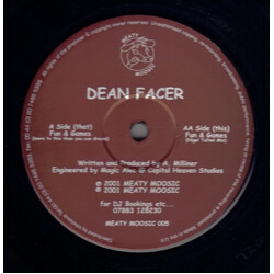 Dean Facer Fun & Games USED VINYL 12INCH