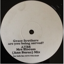 Grace Brothers Are You Being Served? USED VINYL 12INCH WHITE LABEL