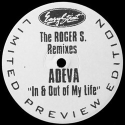 Adeva In And Out Of My Life (The Roger S. Remixes) USED VINYL 12INCH 33 S RPM LIMITED EDITION PROMO