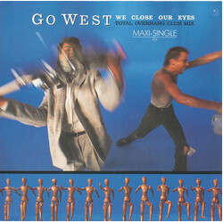 Go West We Close Our Eyes (Total Overhang Club Mix) USED VINYL 12INCH 45 RPM MAXI-SINGLE STEREO
