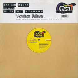 Arthur Baker / Blow Out Express You're Mine USED VINYL 12INCH 33 S RPM