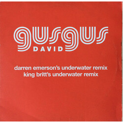 GusGus David USED VINYL 12INCH LIMITED EDITION PROMO