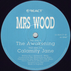 Mrs. Wood The Awakening / Calamity Jane USED VINYL 12INCH 45 RPM SINGLE