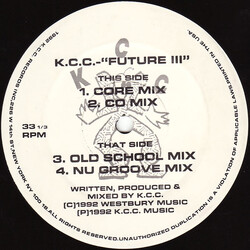 KCC Future III USED VINYL 12INCH 33 S RPM