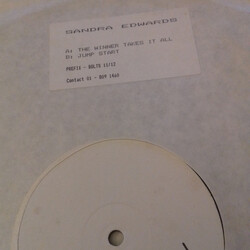 Sandra Edwards The Winner Takes It All USED VINYL 12INCH WHITE LABEL PROMO