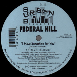 Federal Hill I Have Something For You USED VINYL 12INCH 33 S RPM