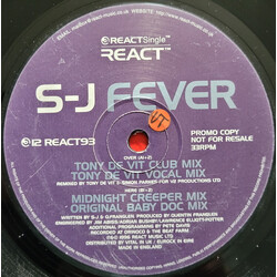 S-J Fever USED VINYL 12INCH PROMO 33 S RPM