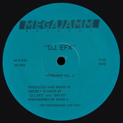 DJ EFX Freshmix Vol. 2 USED VINYL 12INCH 45 RPM PARTIALLY MIXED