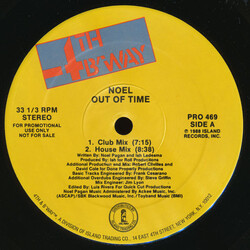 Noel Out Of Time USED VINYL 12INCH PROMO