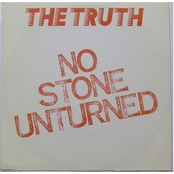 The Truth (6) No Stone Unturned USED VINYL 12INCH SINGLE 45 RPM