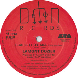 Lamont Dozier Scarlett O'Hara USED VINYL 12INCH 45 RPM SINGLE