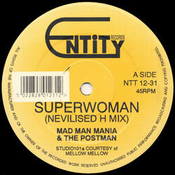 Mad Man Mania & The Postman Superwoman USED VINYL 12INCH 45 RPM