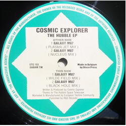 Cosmic Explorer The Hubble EP USED VINYL 12INCH EP