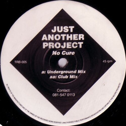 Just Another Project No Cure USED VINYL 12INCH 45 RPM