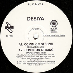 Desiya Comin On Strong USED VINYL 12INCH PROMO 33 S RPM