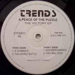 A Peace Of The Puzzle The Victory EP USED VINYL 12INCH EP