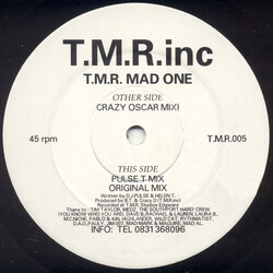 T.M.R. Inc T.M.R. Mad One USED VINYL 12INCH 45 RPM