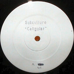 Subculture (4) Caligular USED VINYL 12INCH 45 RPM WHITE LABEL