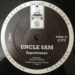 Uncle Sam Supertrance USED VINYL 12INCH 45 RPM