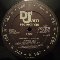 Original Concept Charlie Sez USED VINYL 12INCH 45 RPM