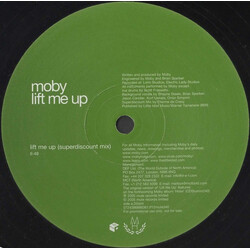 Moby Lift Me Up USED VINYL 12INCH 33 S RPM PROMO