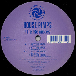 House Pimps Get The Hook (The Remixes) USED VINYL 12INCH 33 S RPM