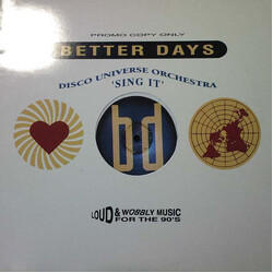 Disco Universe Orchestra Sing It USED VINYL 12INCH 33 S RPM PROMO