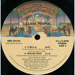 Village People Y.M.C.A. / Macho Man USED VINYL 12INCH 33 S RPM SINGLE SIDED SINGLE STEREO