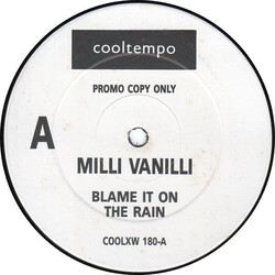Milli Vanilli Blame It On The Rain USED VINYL 12INCH PROMO