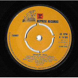 Fanny (2) Charity Ball USED VINYL 7INCH 45 RPM
