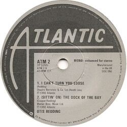 Otis Redding / Aretha Franklin I Can't Turn You Loose / (Sittin' On) The Dock Of The Bay / Respect / Think USED VINYL 7INCH 45 RPM EP LIMITED EDITION