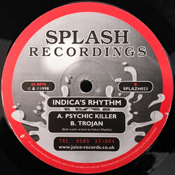 Indicas Rhythm Psychic Killer / Trojan USED VINYL 12INCH 45 RPM