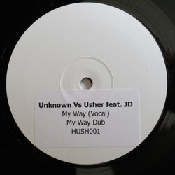 Unknown Artist / Usher My Way USED VINYL 12INCH 45 RPM UNOFFICIAL RELEASE WHITE LABEL