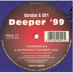 Barabas & OD1 Deeper '99 USED VINYL 12INCH 33 S RPM