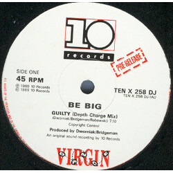 Be Big Guilty USED VINYL 12INCH PROMO